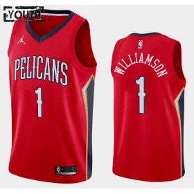 Dres New Orleans Pelicans Zion Williamson 1 2020-21 Jordan Brand Statement Edition Swingman - Dječji